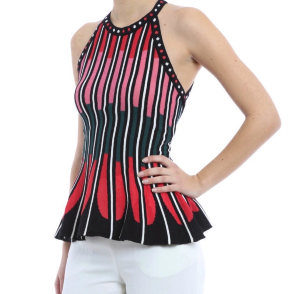 NWT M Missoni Petal Intarsia Knit Top